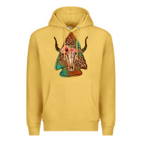 Antique Gold bullskull arrowhead Premium Hoodie - Jasminsmagicworld