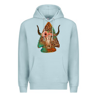 Blue Mist bullskull arrowhead Premium Hoodie - Jasminsmagicworld