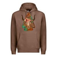 Chestnut bullskull arrowhead Premium Hoodie - Jasminsmagicworld