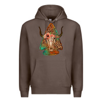 Coffee bullskull arrowhead Premium Hoodie - Jasminsmagicworld