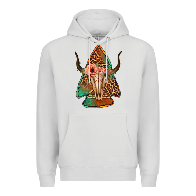 Bullskull Arrowhead Premium Hoodie by Jasminsmagicworld | Teevron