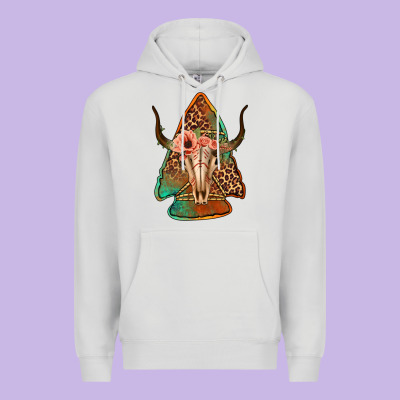 Bullskull Arrowhead Premium Hoodie Designed By Jasminsmagicworld