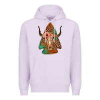 Lilac bullskull arrowhead Premium Hoodie - Jasminsmagicworld