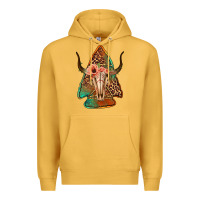 Mustard bullskull arrowhead Premium Hoodie - Jasminsmagicworld
