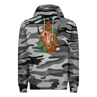 Slate Camo bullskull arrowhead Premium Hoodie - Jasminsmagicworld