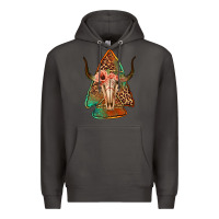 Smoke bullskull arrowhead Premium Hoodie - Jasminsmagicworld