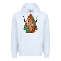 White bullskull arrowhead Premium Hoodie - Jasminsmagicworld