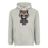 Moon Dust rocket racoon chibi Heavyweight Hoodie - artisFamous