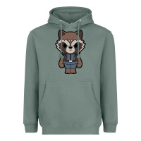 Sage rocket racoon chibi Heavyweight Hoodie - artisFamous