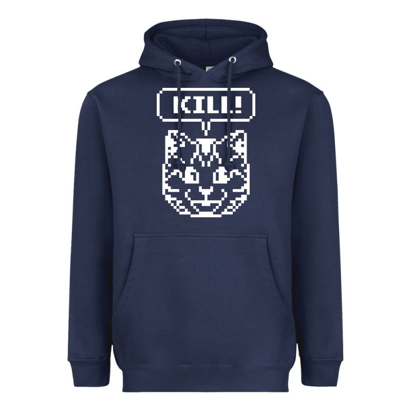 Kill No More Heroes Cat Heavyweight Hoodie by artisFamous | Teevron