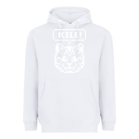 White kill no more heroes cat Heavyweight Hoodie - artisFamous