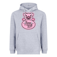 Heather Grey pig piggy costume Heavyweight Hoodie - artisFamous