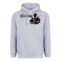 Heather Grey VENOM THE MOVIE Heavyweight Hoodie - artisFamous