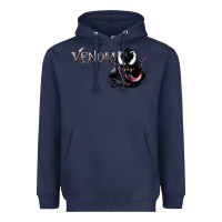 Navy VENOM THE MOVIE Heavyweight Hoodie - artisFamous