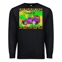 Black mardi gras gnome truck Premium Sweatshirt - JahusDesignShop