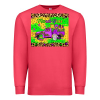 Cardinal mardi gras gnome truck Premium Sweatshirt - JahusDesignShop