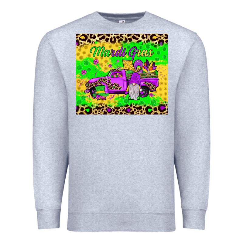 Mardi Gras Gnome Truck Premium Sweatshirt by JahusDesignShop | Teevron