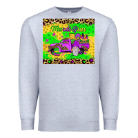 Heather Grey mardi gras gnome truck Premium Sweatshirt - JahusDesignShop