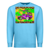 Ocean Blue mardi gras gnome truck Premium Sweatshirt - JahusDesignShop
