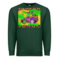 Sports Green mardi gras gnome truck Premium Sweatshirt - JahusDesignShop