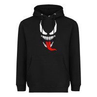 Black VENOM THE MOVIE Heavyweight Hoodie - artisFamous