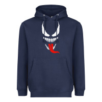 Navy VENOM THE MOVIE Heavyweight Hoodie - artisFamous