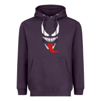 Plum VENOM THE MOVIE Heavyweight Hoodie - artisFamous
