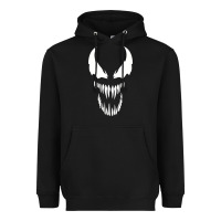 Black VENOM THE MOVIE Heavyweight Hoodie - artisFamous