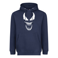 Navy VENOM THE MOVIE Heavyweight Hoodie - artisFamous