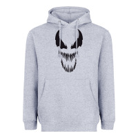 Heather Grey VENOM THE MOVIE Heavyweight Hoodie - artisFamous