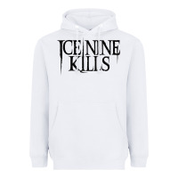 White ICE NINE KILLS Heavyweight Hoodie - artisFamous