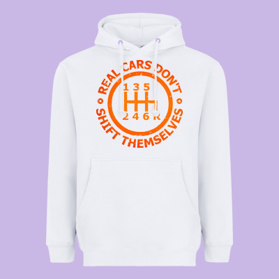 Real Cars Dont Shift Themselves Heavyweight Hoodie Designed By Artisfamous