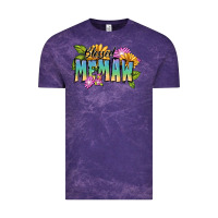 Cloud Purple Blessed memaw Mother's Day Vintage Tee - FaDigitalArtStudio