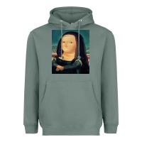 Sage fernando botero mona lisa Heavyweight Hoodie - artisFamous