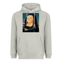 Moon Dust fernando botero mona lisa Heavyweight Hoodie - artisFamous