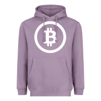 Lavender bitcoin Heavyweight Hoodie - artisFamous