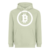 Matcha bitcoin Heavyweight Hoodie - artisFamous