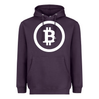 Plum bitcoin Heavyweight Hoodie - artisFamous