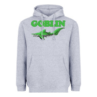Heather Grey goblin shark t shirt   i love goblin shark shirt ugly animal Heavyweight Hoodie - artisFamous