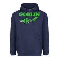 Navy goblin shark t shirt   i love goblin shark shirt ugly animal Heavyweight Hoodie - artisFamous