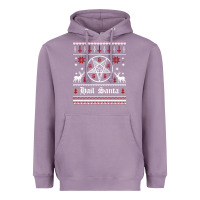 Lavender hail santa ugly christmas sweater   sweatshirt Heavyweight Hoodie - artisFamous