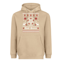 Mushroom hail santa ugly christmas sweater   sweatshirt Heavyweight Hoodie - artisFamous