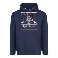 Hail Santa Ugly Christmas Sweater   Sweatshirt Heavyweight Hoodie | Teevron