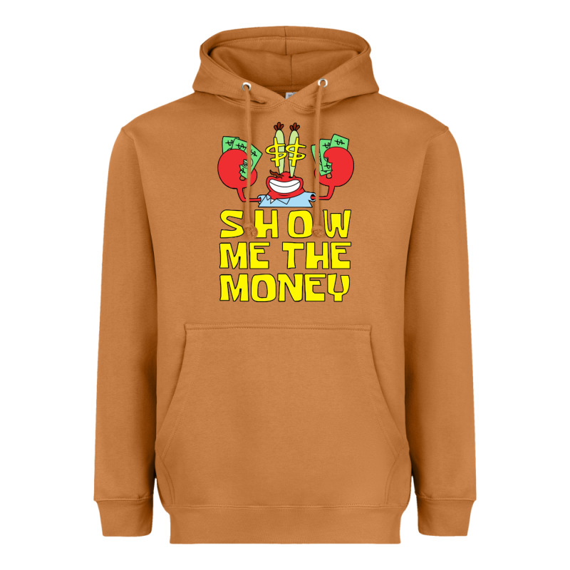 Mr Krabs Show Me The Money Heavyweight Hoodie by artisFamous | Teevron