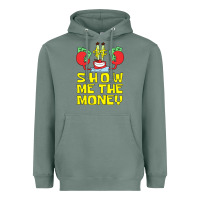 Sage mr krabs show me the money Heavyweight Hoodie - artisFamous