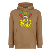Toasted Coconut mr krabs show me the money Heavyweight Hoodie - artisFamous