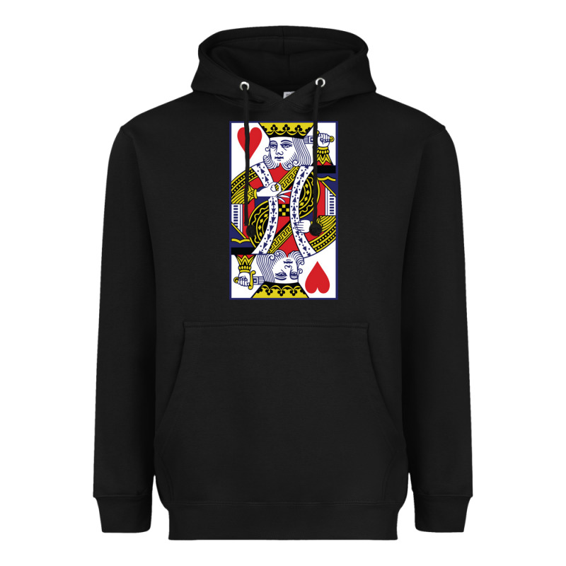 King Of Hearts Heavyweight Hoodie by artisFamous | Teevron