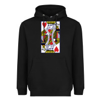 Black king of hearts Heavyweight Hoodie - artisFamous