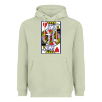 Matcha king of hearts Heavyweight Hoodie - artisFamous