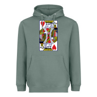 Sage king of hearts Heavyweight Hoodie - artisFamous